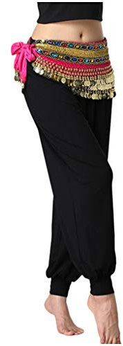 QINQNC Herren Rock Taillengürtel Frauen Plus Size Gürtel Quasten Gürtel Perlen Tanz Frauen Kostüm Belly Pailletten Rock-Set Schal Hüften Wrap Gürtel Damen Verstellbarer (A,B,C,D,E, One Size)