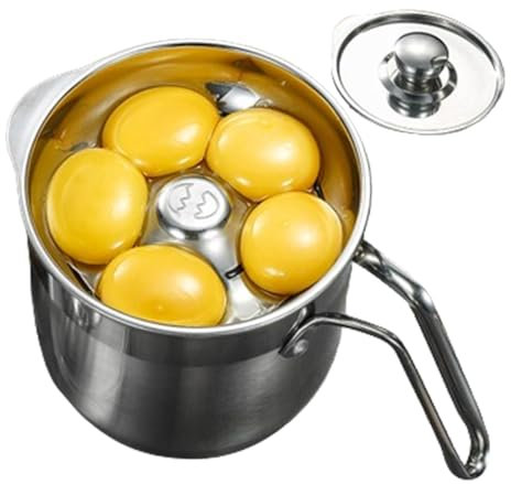 3-in-1-Eiertrenner – Eiweißtrenner, bester Eigelbtrenner | Edelstahl, mehrere Eier trennen, vielseitig einsetzbar, groß