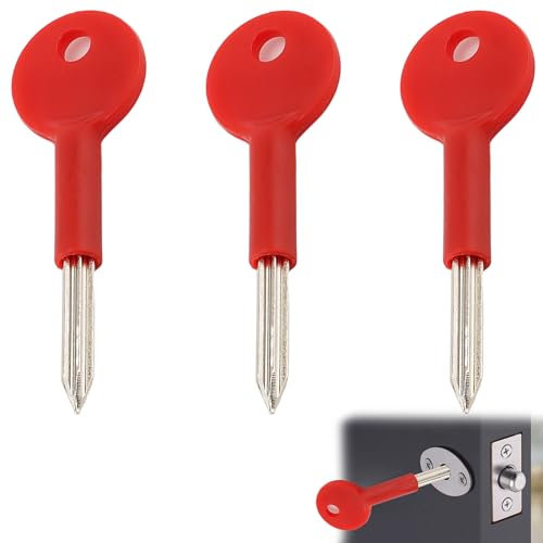 3PCS Star Key Door Lock Safe and Convenient Window Key Hard and Durable Easy Operation Easy to Operate Star Keys for Simple Doors Windows Office Doors Fire Door Pipe Well Door Fire Hydrant