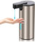 MEKOTRIN Automatic Hand Soap Dispenser Rechargable Touchless Stainless Steel Liquid Hand Wash Soap Dispenser with 3 Adjustable Level, Shower Gel Dispenser 330ML for Kitchen Bathroom Commercial Hotel
