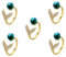 Jewellery 5pcs stilvoller Frauen -Dekor -Mondring für Frauen Meerjungfrau Form einstellbar Jewellery
