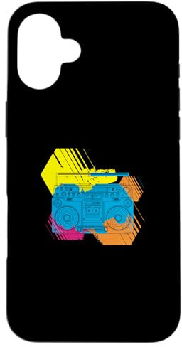 Ghetto blaster 90s 80s party 2 DJ disco music Ghettoblaster Case for iPhone 16 Plus