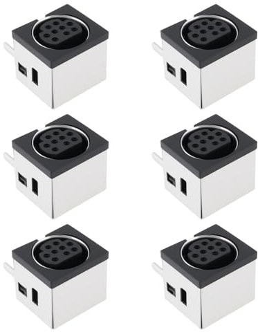 Be In Your Mind 6pcs Porte AV Per Console Di Gioco A 9 Pin Compatibile Con Sega Genesis Mega Drive 2