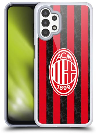 Head Case Designs Offizielle AC Milan Home 2025/26 Wappen-Set Gel Handyhülle Hülle [Militärischer Schutzgrad] Kompatibel mit Samsung Galaxy A13 (2022)