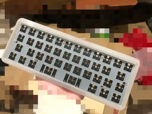 IVLAZLRG RS40 Hot Swappable Mechanical Keyboard DIY With Transparent Acrylic Case Vial Programmable RGB And Plug And Play PCB Key(Matte kit)