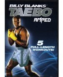 BILLY BLANKS TAE BO AMPED - 5 Workouts DVD Set - Jump Start Cardio, Fat Burn Accelerator, Full Throttle, Core Express & Live in LA