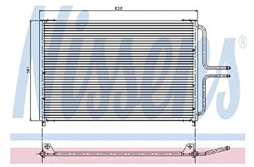 Nissens 94322 Kondensator, Klimaanlage