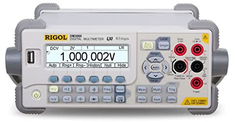 RIGOL Multimetro da Banco,DM3068 Multimetro Digitale,TRMS a 6½ cifre,precisione DCV dello 0,0035%,memoria da 512.000 punti, display monocromatico (256x64pixel), garanzia di 3 anni