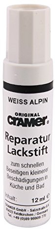 Cramer 66120 1 Lackstift für Keramik,Email und Acryl, weiß