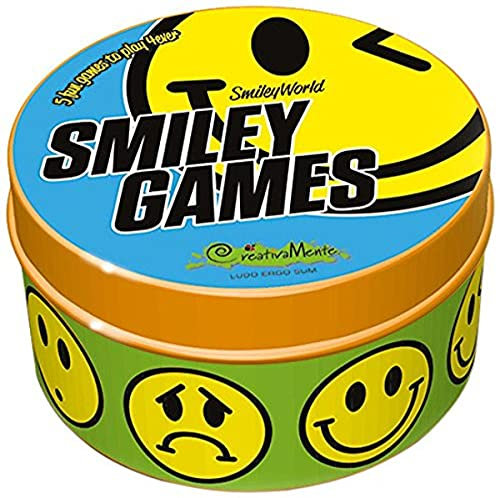 CreativaMente 501 - Box-Spiele, Smiley Games - 5 Fun Games to Play 4Ever, 5 Divertentissimi Giochi