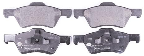 HELLA 8DB 355 014-961 Bremsbeläge | Kompatibel mit: FORD MAVERICK, MAZDA TRIBUTE