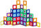 Playmags 36 Pcs Magnetic Tiles Building Set - Magnetic Tiles For Kids Includes 18 - Stronger Magnets Clear Color Magnet Windows -18 Letters & Numbers – Stimulate Creativity & Development