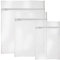 igadgitz home U6521 Wäschenetz Reißverschluss Wäschesäcke Mesh Wäschetasche Waschmaschine Wäschebeutel - 3 Stück, Weiß (1x Klein, 1x Medium & 1x Groß)