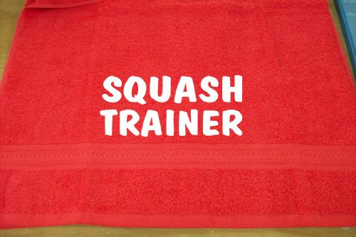Squash Trainer; Handtuch Sport, rot
