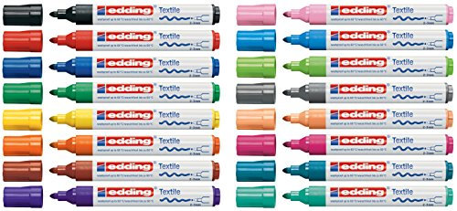 edding 4500 Textilmarker (16 Maxi-Sortiment)