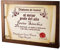 Diploma pergamino personalizado con marco para quien tú quieras (Diploma pergamino al mejor profe)