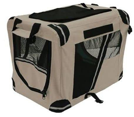 TrendLine Transportbox Beige 70 x 52 x 52 cm Hundetransportbox Tiertransportbox