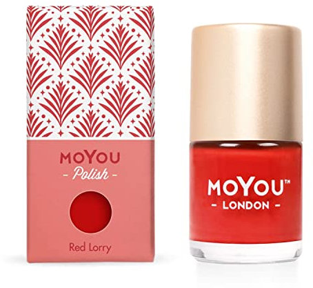 MoYou-London Premium Stamping Nail Polish, 9ml - Red Lorry