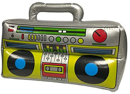 KOMIRO Babygiraffe Inflatable Blow Up Boom Box Boombox Party Fun Toy Accessories UK STOCK