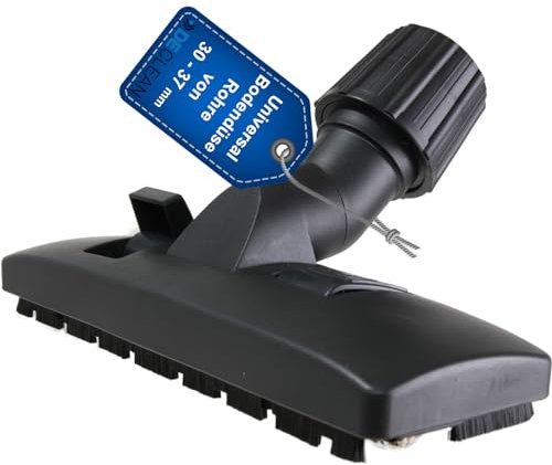 DeClean Staubsaugerdüse Bodendüse Kombidüse universal von 30 bis 37 mm, umschaltbar kompatibel mit Siemens, Miele, Samsung, AEG, Bosch, Panasonic, Metabo, Kärcher, Electrolux, Bosch, Rowenta u.v.a.