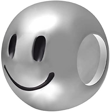 CRISNATA Antik Silber Charm-925 Sterling Silber Kochen Chef Hut, Smiley Gesicht, Hoffnung Band, süße Erdbeere Perlen, passt europäische Charme Armband, Geschenke für Mama/Kinder/Tochter/Vater/Tante