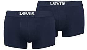 LEVIS Men's Solid Basic Trunk, Navy, S, navy, S