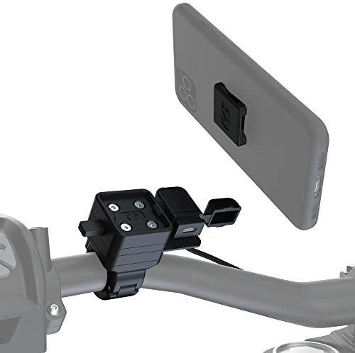 Oxford CLIQR USB Type C Motorcycle Handlebar Mount Phone Charger