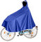 Fayemint Wasserdicht Radfahren Regen Poncho, Radfahren Regen Poncho mit Kapuze, Fahrrad Compact Regen Cape, für Fahrräder, Mountainbikes, Elektrofahrräder (Blau)