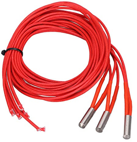Ceramic Cartridge Heater, 3PCS Heating Rods 24V 40W 3D Printer Heater Cartridge Heating Tube 3D Printer Accessories