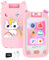 AGPTEK Téléphone Portable pour Enfant, 2.8 Tactile Smartphone Enfant, Jouet Téléphone avec Appareil Photo, Téléphone Musical Éducatif Multifonction, Cadeau Jouet Filles Garçons de 3 à 6 Ans -Rose