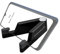 Loputon Portable Phone Holder - Mobile Stand for Desk, Compatible with iPhone 15-12 Pro Max & 7-9 Tablet (Black)
