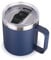 Volhoply Tasse à café isotherme en acier inoxydable de 414 ml avec couvercle anti-fuite, tasse à café de voyage à double paroi sous vide avec poignée, gobelet réutilisable pour garder au chaud et au