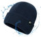 TOP-EX wasserdichte Wintermütze Herren & Damen, Warme Fleece-gefütterte Strickmütze Beanie, Atmungsaktive Outdoor Lauf- & Skimütze, Winddichter Regenschutz, Herrenmütze Blau L/XL