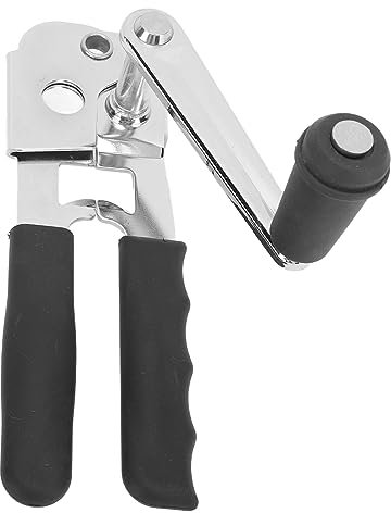 Abrelatas Comercial Abrelatas Manual Abrelatas con Manivela Manual Resistente con Cómodas Manijas Extra Largas Seguridad Profesional Abrelatas Manual Portátil para Cocina Casera