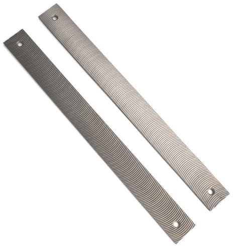 Gettimore Limas pulidoras de carrocería de coche, soporte de acero ajustable con dientes curvados, adecuado para diferentes ángulos de metal, diseño ergonómico para un uso cómodo (A), 1223674673