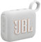 JBL Go 4 - Ultra-Portable, Waterproof and Dustproof Bluetooth Speaker, Big Pro Sound with punchy bass, 7-Hour Built-in Battery, Made in part with recycled materials (White)