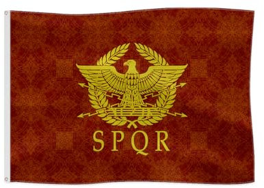 Bandiera dell'Impero Antico Bandiera per Divertimento Outdoor Bandiera Storica (Impero Romano)