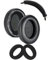 Aiivioll headphone protective is suitable for Sony WH-XB910N headphone replacement ear pads, suitable for WH-XB910N earmuffs, WH-XB910N zipper headband protective, earmuff protective cover (Black)