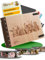 Hochwertiges Urlaub Fotoalbum I Reisealbum mit Wunschtext zum Selbstgestallten I Fotobuch mit Ledercover I Abenteuer Scrapbook I Geschenkidee für Frauen I Männer an Weihnachten