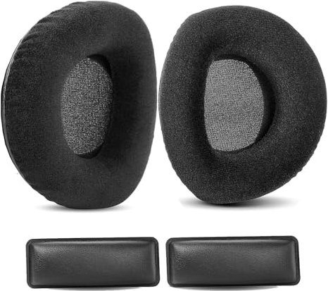 ACCOUTA Ohrpolster + Kopfband kompatibel mit Sennheiser RS160 RS170 RS180 HDR160 HDR170 HDR180 Kopfhörern Ohrpolsterersatz mit warmem weicherem Stoff und hochdichtem Schaum.