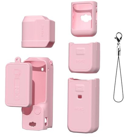Coque de protection en silicone pour DJI Osmo Pocket 3 - Accessoire de protection pour écran - Rose