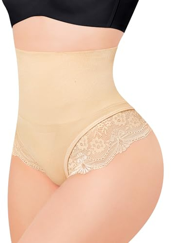 KUMAYES Guaina Contenitiva Donna Mutande Contenitive Slip Dimagrante Pancia Piatta Intimo Modellante Contenitivo Vita Alta Snellente Senza Cuciture