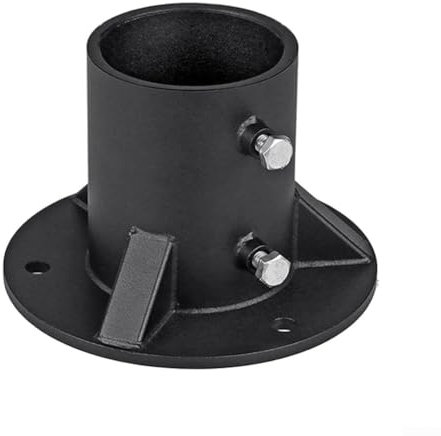 Chain Link Fence Post,Round Fence Post Base, For Metal Post With Floor Bracket, Mailbox Round Post Mount(78MM)