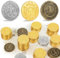 Byhoo 50 PCS Metall DND Münzen, 1,2“ Gold Silber Kupfer Token mit Nennwert für Brettspiel und Tabletop RPG, Fantasy Metallmünzen für Piraten Spiel Party Cosplay