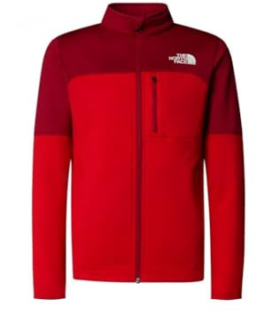 The North Face Kids Hike Midlayer Full Zip Jacket, High Risk Red/Garnet Re, 14/16 Years