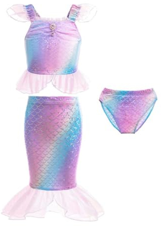 Lito Angels Costume da Bagno Tankini 2 Pezzi per Bambina, 2-3 Anni 92 98