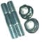 Bar Nuts and Studs Set for SX62 62cc Chainsaw, 4pcs Carbon Steel Chain Saw Bar Bolts Kit, 42mm Length Replacement Parts for Outdoor Power Equipment