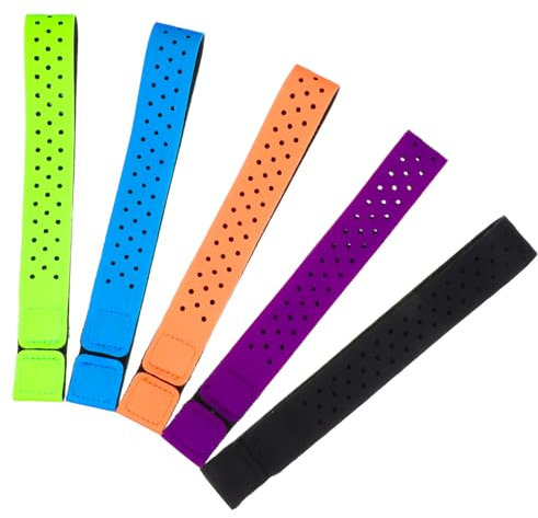 JOINPAYA 5pcs Monitor Bands Replacement Straps for Polar Chest Straps Soft Arm Band Adjustable Fit