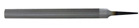 Nicholson - Lima a mano (imballata), modello americano, taglio singolo sul retro, lato piatto), semicircolare, grossa, lunghezza 35,6 cm