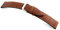 Rio S1931 Uhrenarmband Louisiana Crocodile Calf Rindleder Cognac Band Anstoss 20 mm